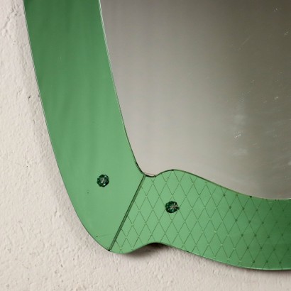 modernariato, modernariato di design, specchio, specchio modernariato, specchio di modernariato, specchio italiano, specchio vintage, cornice, cornice modernariato, cornice di modernariato, cornice italiana, cornice vintage, cornice anni '60, cornice design anni 60, specchio anni '60, specchio design anni 60,Specchio Anni 50