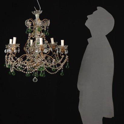 antiquariato, lampadario, antiquariato lampadari, lampadario antico, lampadario antico italiano, lampadario di antiquariato, lampadario neoclassico, lampadario del 800,Lampadario a Sei Luci