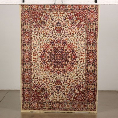 Antiquitäten, Teppich, Teppich Antiquitäten, antiker Teppich, antiker Teppich, neoklassizistischer Teppich, 900er Teppich, Jaipur-Teppich - Indien