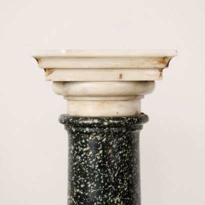 antigüedades, columna, columnas antigüedades, columna antigua, columna italiana antigua, columna antigua, columna neoclásica, columna del siglo XIX, par de columnas ornamentales de pórfido
