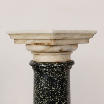 antigüedades, columna, columnas antigüedades, columna antigua, columna italiana antigua, columna antigua, columna neoclásica, columna del siglo XIX, par de columnas ornamentales de pórfido