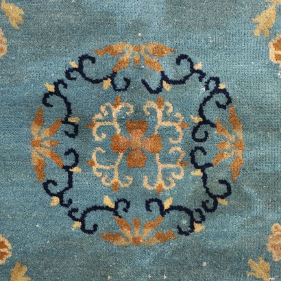 antiquariato, tappeto, antiquariato tappeti, tappeto antico, tappeto di antiquariato, tappeto neoclassico, tappeto del 900,Tappeto Pechino Azzurro - Cina