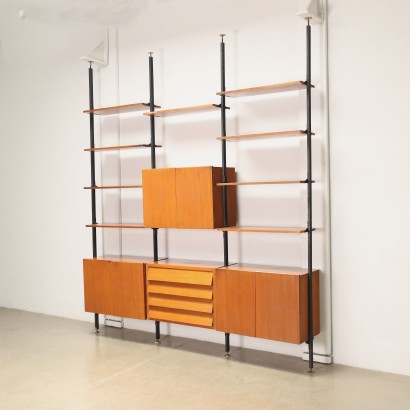 modernariato, modernariato di design, libreria, libreria modernariato, libreria di modernariato, libreria italiana, libreria vintage, libreria anni '60, libreria design anni 60,Libreria Anni 50-60