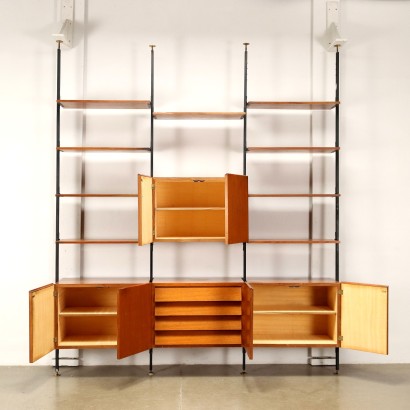 modernariato, modernariato di design, libreria, libreria modernariato, libreria di modernariato, libreria italiana, libreria vintage, libreria anni '60, libreria design anni 60,Libreria Anni 50-60