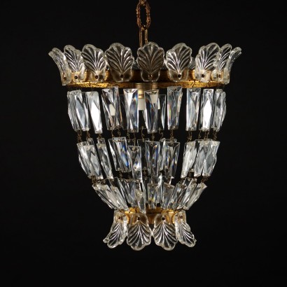 antiquariato, lampadario, antiquariato lampadari, lampadario antico, lampadario antico italiano, lampadario di antiquariato, lampadario neoclassico, lampadario del 800,Lampadario con Elementi in Vetro