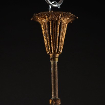 antiquariato, lampadario, antiquariato lampadari, lampadario antico, lampadario antico italiano, lampadario di antiquariato, lampadario neoclassico, lampadario del 800,Lampadario con Elementi in Vetro