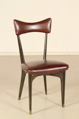 antigüedades modernas, sillas, sillas Ico Parisi, Ico Parisi, 1950s, 50s, 50s, 50s sillas de arte moderno, Ico Parisi (1916-1996), Colombo, sillas de Colombo, 4 sillas, cuatro sillas, 4 sillas, 50s 50s cuatro sillas