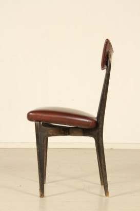 antigüedades modernas, sillas, sillas Ico Parisi, Ico Parisi, 1950s, 50s, 50s, 50s sillas de arte moderno, Ico Parisi (1916-1996), Colombo, sillas de Colombo, 4 sillas, cuatro sillas, 4 sillas, 50s 50s cuatro sillas