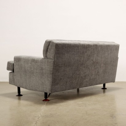 Square Sofa by M. Zanuso for Arflex Fabric Italy 1970s-80s