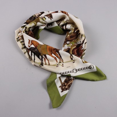 #vintage #abbigliamentovintage #abitivintage #vintagemilano #modavintage ,Hermes Foulard Vintage L'Arriere-