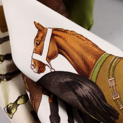 #vintage #abbigliamentovintage #abitivintage #vintagemilano #modavintage ,Hermes Foulard Vintage L'Arriere-