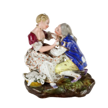 Groupe sculptural en porcelaine