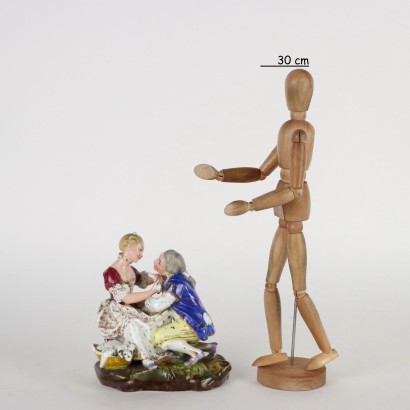 antiquariato, ceramica, antiquariato ceramica, ceramica antica, ceramica antica italiana, ceramica di antiquariato, ceramica neoclassico, ceramica del 800,Gruppo Scultoreo in Porcellana