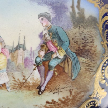 antiquités, céramiques, céramiques antiques, céramiques anciennes, céramiques italiennes anciennes, céramiques anciennes, céramiques néoclassiques, céramiques du XIXe siècle, coffret Château des Tuileries de Sèvres