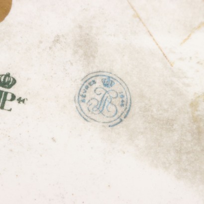 antiquités, céramiques, céramiques antiques, céramiques anciennes, céramiques italiennes anciennes, céramiques anciennes, céramiques néoclassiques, céramiques du XIXe siècle, coffret Château des Tuileries de Sèvres