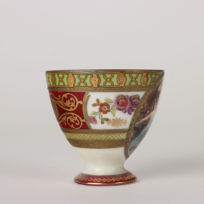 antiquités, tasse, antiquités de tasse, tasse ancienne, tasse italienne ancienne, tasse antique, tasse néoclassique, tasse du XIXe siècle, tasse et soucoupe en porcelaine