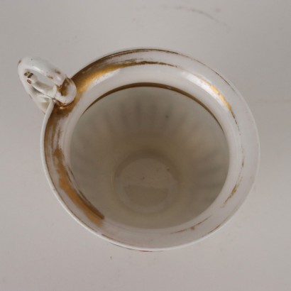 antiquités, tasse, antiquités de tasse, tasse ancienne, tasse italienne ancienne, tasse antique, tasse néoclassique, tasse du XIXe siècle, tasse à chocolat en porcelaine