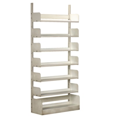 Congresso Bookcase by Lips Vago Enamelled Metal Italy 1970s