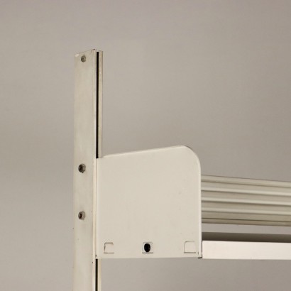 Congresso Bookcase by Lips Vago Enamelled Metal Italy 1970s