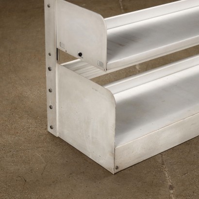 Congresso Bookcase by Lips Vago Enamelled Metal Italy 1970s