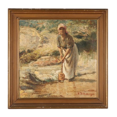 Peinture d'Enzo Kabregu