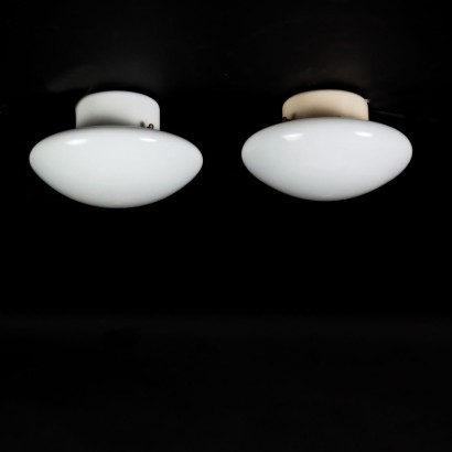 Deux lampes de table Sergio Mazza 'Boccio 25' pour Quattrifolio