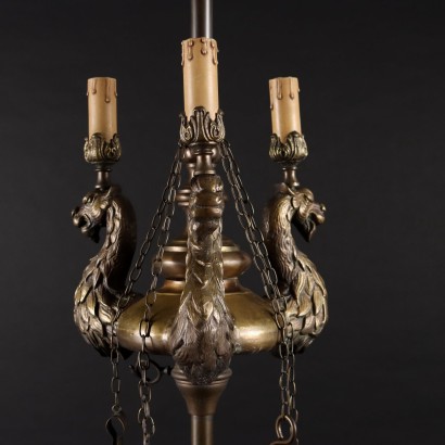 antiquariato, lampada da terra, antiquariato lampade da terra, lampada da terra antica, lampada da terra antica italiana, lampada da terra di antiquariato, lampada da terra neoclassico, lampada da terra del 800,Lampada da Terra in Stile Rinascimento