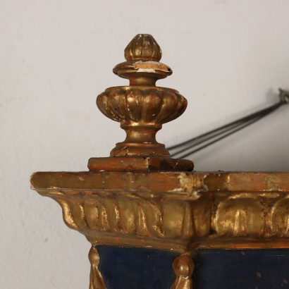 antiquariato, vetrina, antiquariato vetrina, vetrina antica, vetrina antica italiana, vetrina di antiquariato, vetrina neoclassica, vetrina del 800,Vetrinetta Pensile Neoclassica in Legno