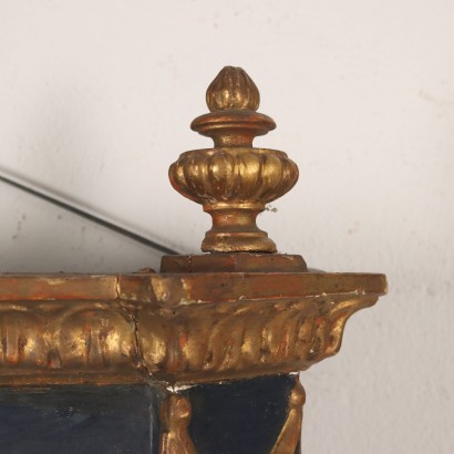 antiquariato, vetrina, antiquariato vetrina, vetrina antica, vetrina antica italiana, vetrina di antiquariato, vetrina neoclassica, vetrina del 800,Vetrinetta Pensile Neoclassica in Legno
