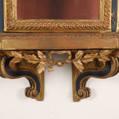 antiquariato, vetrina, antiquariato vetrina, vetrina antica, vetrina antica italiana, vetrina di antiquariato, vetrina neoclassica, vetrina del 800,Vetrinetta Pensile Neoclassica in Legno