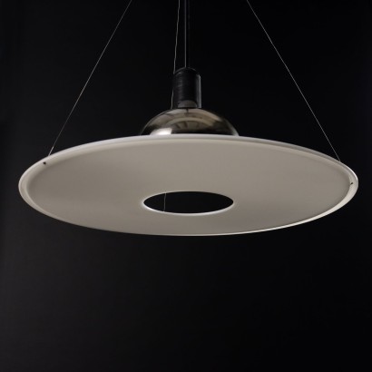 modernariato, modernariato di design, lampadario, lampadario modernariato, lampadario di modernariato, lampadario italiano, lampadario vintage, lampadario anni '60, lampadario design anni 60,Lampada 'Frisbi 850' A,Achille Castiglioni,Achille Castiglioni,Achille Castiglioni