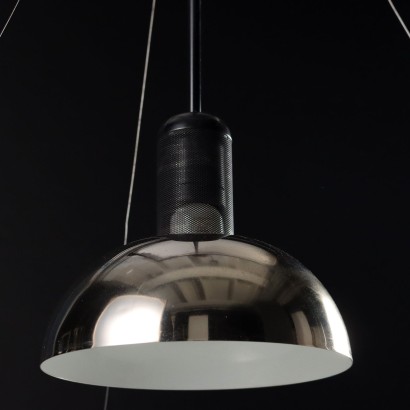 modernariato, modernariato di design, lampadario, lampadario modernariato, lampadario di modernariato, lampadario italiano, lampadario vintage, lampadario anni '60, lampadario design anni 60,Lampada 'Frisbi 850' A,Achille Castiglioni,Achille Castiglioni,Achille Castiglioni