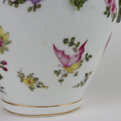 Antiquitäten, Vase, Vase Antiquitäten, antike Vase, antike italienische Vase, antike Vase, neoklassizistische Vase, Vase aus dem 19. Jahrhundert, Vase mit Porzellandeckel