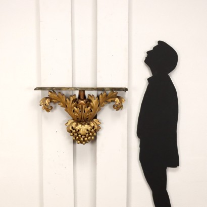 antigüedades, consola, consola antigüedades, consola antigua, consola italiana antigua, consola antigua, consola neoclásica, consola del siglo XIX, consola en madera pintada