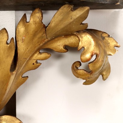 antigüedades, consola, consola antigüedades, consola antigua, consola italiana antigua, consola antigua, consola neoclásica, consola del siglo XIX, consola en madera pintada