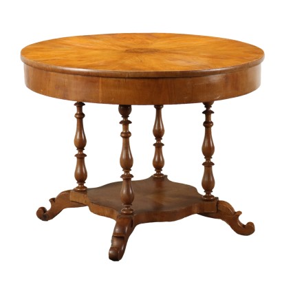 Mesa Louis Philippe en nogal