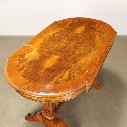 antiquariato, tavolino, antiquariato tavolini, tavolino antico, tavolino antico italiano, tavolino di antiquariato, tavolino neoclassico, tavolino del 800,Tavolo Umbertino in Noce
