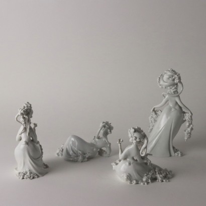 antiquariato, scultura in ceramica, antiquariato scultura in ceramica, scultura in ceramica antica, scultura in ceramica antica italiana, scultura in ceramica di antiquariato, scultura in ceramica neoclassico, scultura in ceramica del 800,Gruppo di Statuine Rosenthal Bjorn Wiinb,Bjorn Wiinblad ,Bjorn Wiinblad ,Bjorn Wiinblad ,Bjorn Wiinblad ,Bjorn Wiinblad