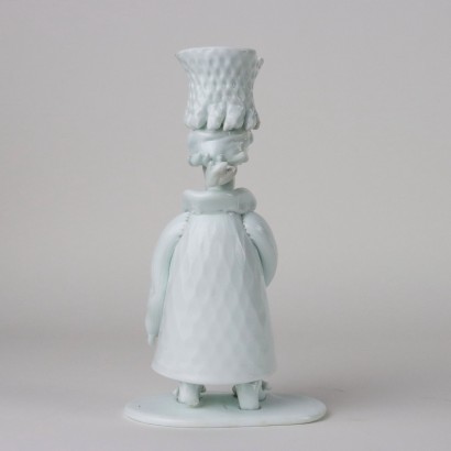 Ancient Sculpture Milky Glass Fulvio Bianconi Venini Murano 1950s