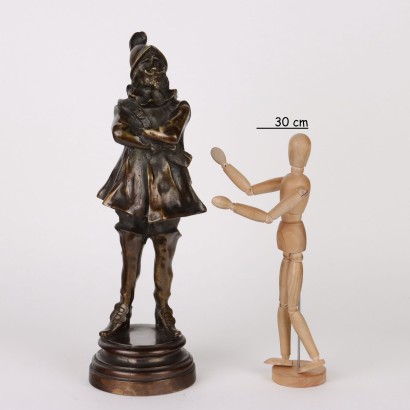 antiquariato, bronzo, antiquariato bronzi, bronzo antico, bronzo antico italiano, bronzo di antiquariato, bronzo neoclassico, bronzo del 800,Cyrano de Bergerac Scultura in Bronzo