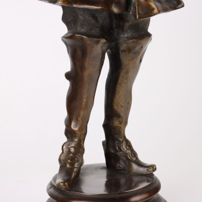 antiquariato, bronzo, antiquariato bronzi, bronzo antico, bronzo antico italiano, bronzo di antiquariato, bronzo neoclassico, bronzo del 800,Cyrano de Bergerac Scultura in Bronzo