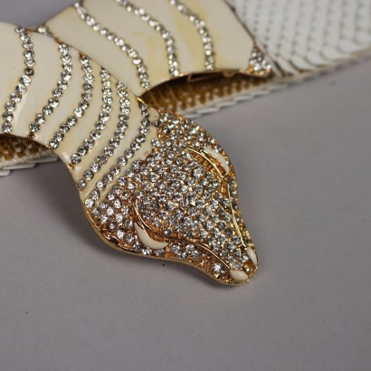 Cintura Vintage con Fibbia a Serpente