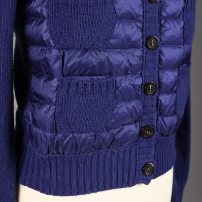 Cardigan Moncler Laine Taille XS Italie Plume Rembourrage Second Hand