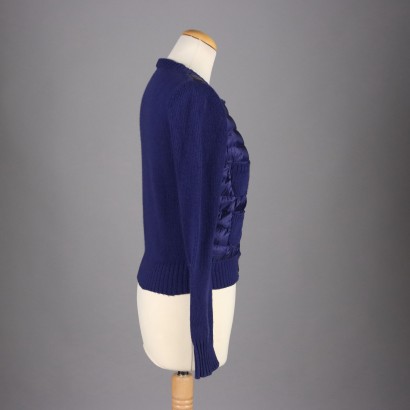 Cardigan Moncler Laine Taille XS Italie Plume Rembourrage Second Hand