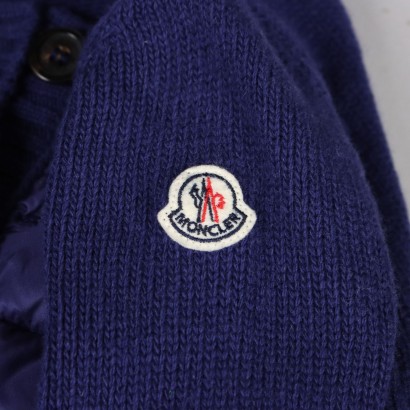 Cardigan Moncler Laine Taille XS Italie Plume Rembourrage Second Hand