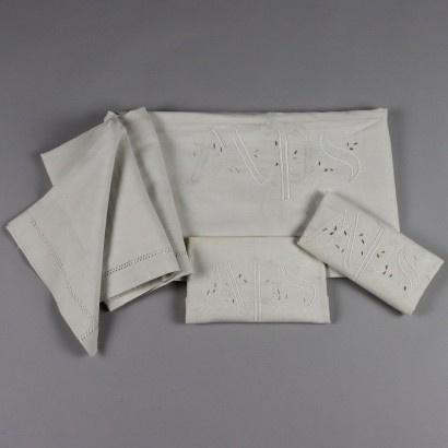 antigüedades, sábanas, sábanas antiguas, sábanas antiguas, sábanas italianas antiguas, sábanas antiguas, sábanas neoclásicas, sábanas del siglo XIX, cama doble con dos fundas de almohada