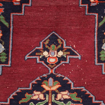 Tapis Vintage Malayer Iran 196x140 cm Coton Laine Noeud Gros