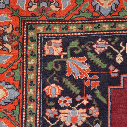 Tapis Vintage Malayer Iran 196x140 cm Coton Laine Noeud Gros