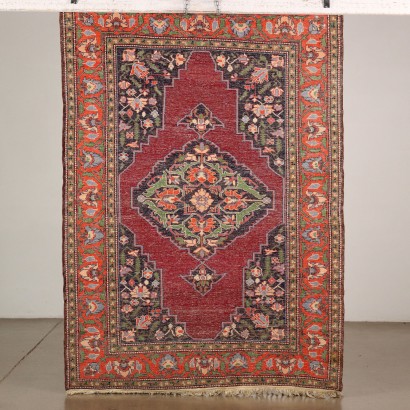 Tapis Vintage Malayer Iran 196x140 cm Coton Laine Noeud Gros