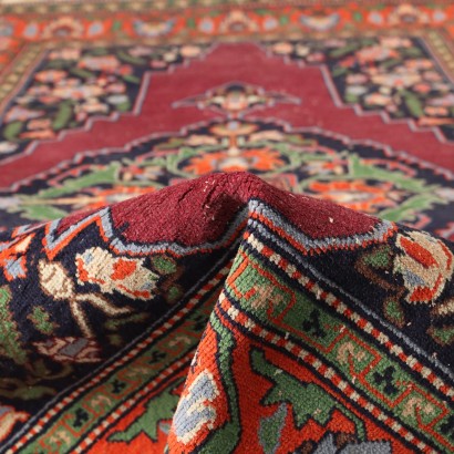 Tapis Vintage Malayer Iran 196x140 cm Coton Laine Noeud Gros